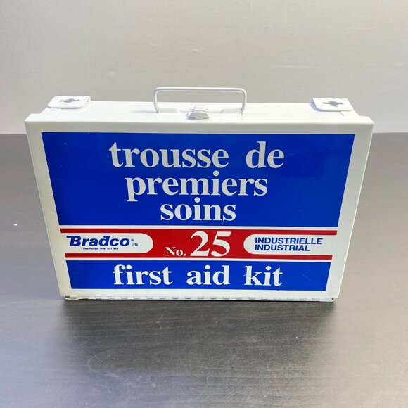Bradco trousse de premiers soins NO.25, First Aid Kit for Wall or Counter, Hangi - Picture 7 of 10